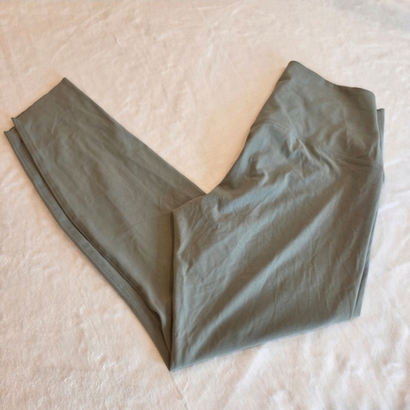 Nike Zenvy Gentle-Support High-Waisted 7/8 Leggings - Light Army Green New Women - Picture 12 of 13